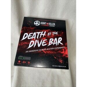 Death at the Dive Bar Hunt A Killer Mystery Group Board Game complete EUC